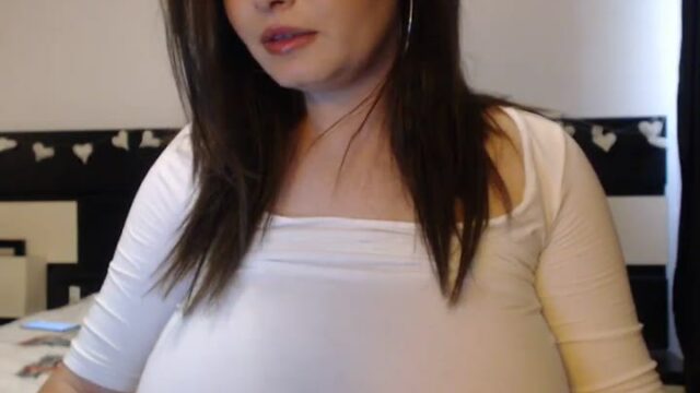 Epic huge boobs Busty Ema solo